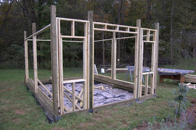 The Greenhouse Project: Still Being Framed - Growing The Home Garden