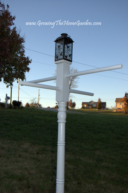 bird feeder lamp post